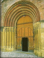 Gaillac, Abbatiale St-Michel, Portail neo-roman (3)